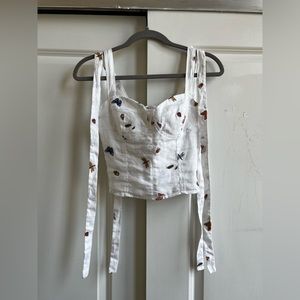 Reformation linen top